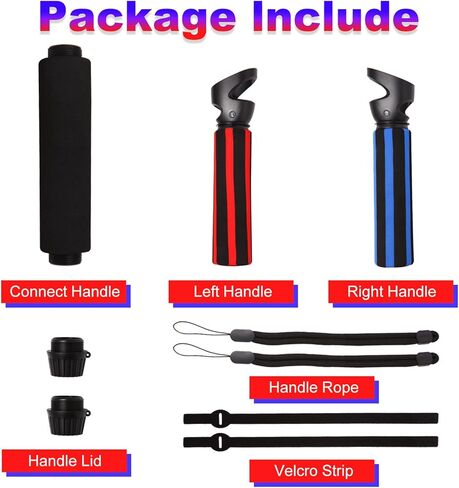 مقابض لعبة الواقع الافتراضي مقابض تمديد لـ Meta/Oculus Quest 2، مقابض أذرع طويلة لعلامة VR Gorilla متعددة الأغراض لـ Meta Quest 2 Beat Saber Golf Club Baseball وألعاب الواقع الافتراضي in Kuwait