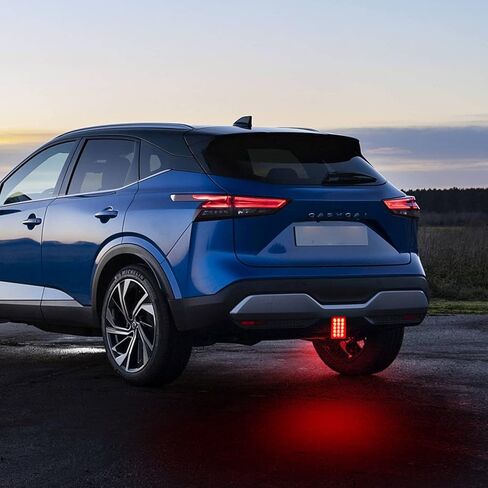 MIHAZ F1 نمط ضوء الفرامل، العالمي الخلفي الذيل IP68 مصباح فلاش مقاوم للماء 15 LED 12V مستطيل تحذير الطيار أضواء الخياطة عدة لسيارة الدفع الرباعي دراجة نارية (أسود) in Kuwait