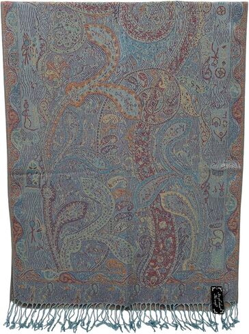 Pashmina Scarf for Women Elegant Wrap Vibrant Colors Chic Paisley Patterns Soft Lightweight Weddings Parties Casual Wear in Saudi Arabia