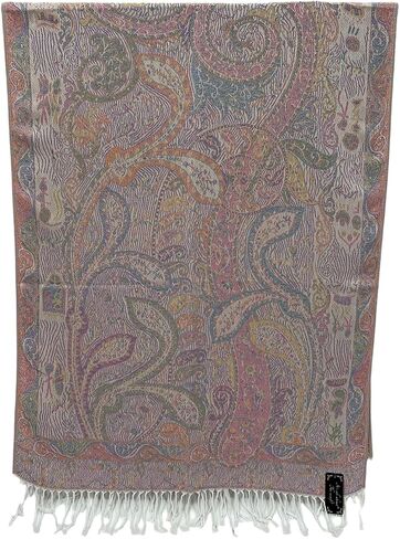 Pashmina Scarf for Women Elegant Wrap Vibrant Colors Chic Paisley Patterns Soft Lightweight Weddings Parties Casual Wear in Saudi Arabia