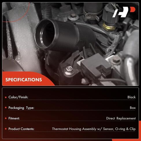 مجموعة مبيت منظم حرارة سائل تبريد المحرك A-Premium متوافقة مع جاكوار S-Type 2003-2008، Vanden Plas، XJ8 2004-2009، XF 2009-2010، XK 2007-2009 in Saudi Arabia