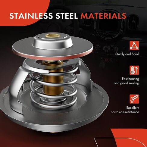 مجموعة مبيت منظم حرارة سائل تبريد المحرك A-Premium متوافقة مع جاكوار S-Type 2003-2008، Vanden Plas، XJ8 2004-2009، XF 2009-2010، XK 2007-2009 in Saudi Arabia