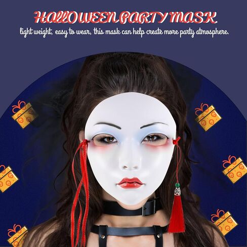 HOMSFOU Decor Masquerade Mask for Women Mask for Party Halloween Mask Prop Halloween Prank Mask Party Facial Mask Party Role Play Mask Adult Mask Funny Mask Plastic Woman Tool Hanfu in Saudi Arabia