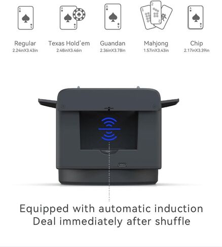 USU CHUANMEI YOUPAI Card Dealer Machine MAX V, All-in-one Shuffling and Dealing, Built-in Battery, Including Four Wireless Callers. in Saudi Arabia