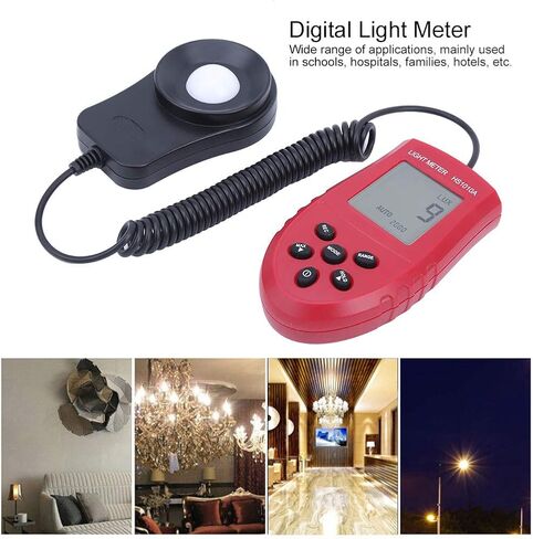 HS1010A مقياس الضوء الرقمي عالي الدقة مقياس ضوئي تلقائي Luxmeter in Saudi Arabia