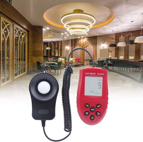 HS1010A مقياس الضوء الرقمي عالي الدقة مقياس ضوئي تلقائي Luxmeter in Saudi Arabia