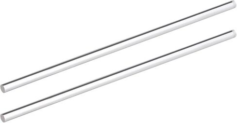 DMiotech 2 Pack 5/16 Inch x 10inch Acrylic Round Rod Solid Plastic PMMA Bar Stick for DIY Crafts Clear in Saudi Arabia