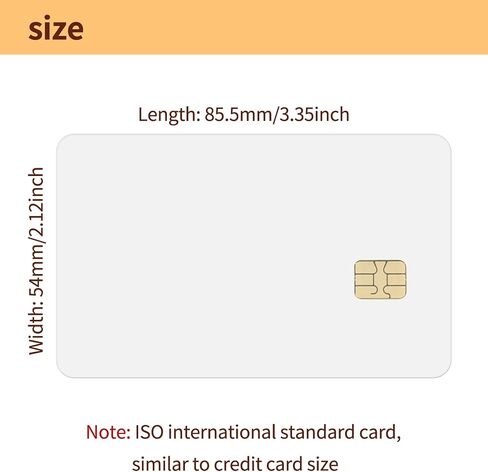 10 عبوات - بطاقات شريحة SLE4442 مع شريط HiCo مقاس 5/16 بوصة (8.4 ملم) وشريطين مسار in Kuwait