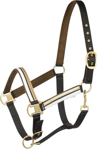 HORZE Montauk Equestrian Horse Halter with Adjustable Crownpiece and Noseband in Saudi Arabia