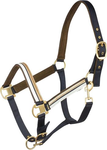 HORZE Montauk Equestrian Horse Halter with Adjustable Crownpiece and Noseband in Saudi Arabia