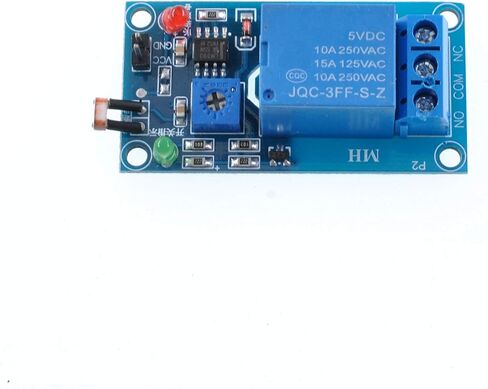 Oiyagai 12 فولت ضوء مفتاح مستشعر فوتوسويتش LDR Photoresistor التتابع وحدة كشف الضوء حساس للضوء الاستشعار مجلس in Kuwait