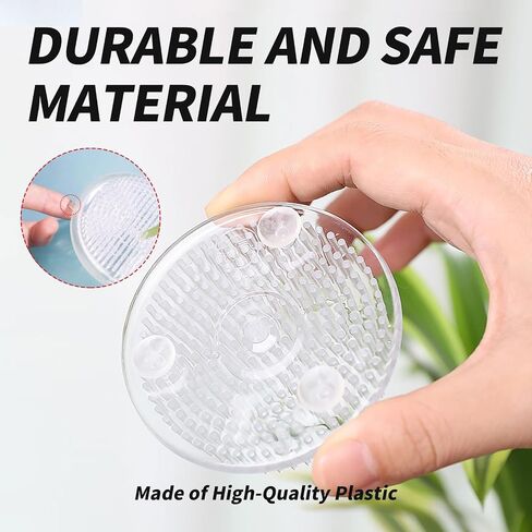 BRBASAP 2 Pack Flower Frog Clear Plastic Flower Frog Pin Holders Floral Arrangement Tools for Flower Arranging Plant Fixation and Decoration Japanese Decorations for Vases and Plants 2.76" Inch (70mm) in Saudi Arabia