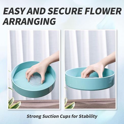 BRBASAP 2 Pack Flower Frog Clear Plastic Flower Frog Pin Holders Floral Arrangement Tools for Flower Arranging Plant Fixation and Decoration Japanese Decorations for Vases and Plants 2.76" Inch (70mm) in Saudi Arabia