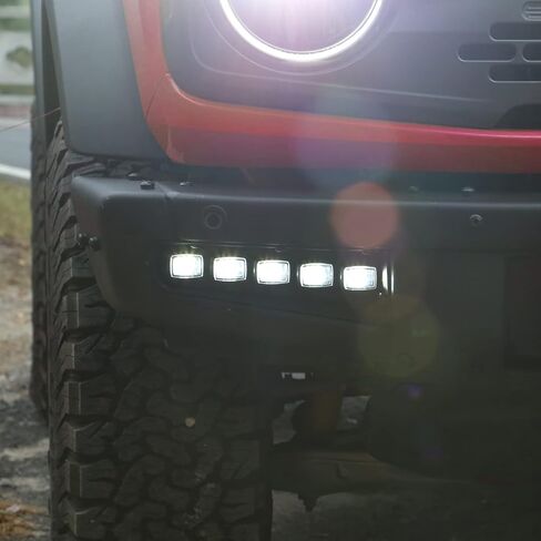 مجموعات مصابيح الضباب Mabett متوافقة مع Ford Bronco 2021 2022 2023 2024، أضواء الجري النهارية لملحقات برونكو 2/4 أبواب in Kuwait