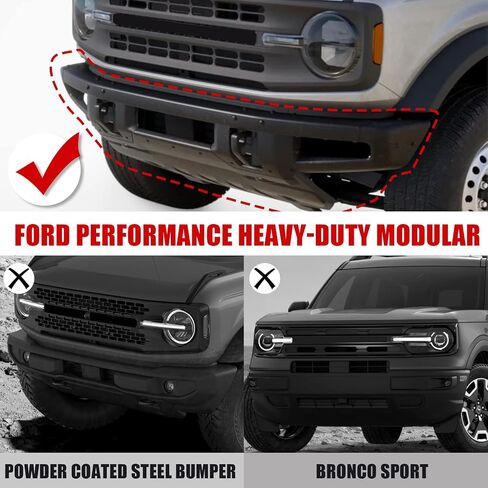 مجموعات مصابيح الضباب Mabett متوافقة مع Ford Bronco 2021 2022 2023 2024، أضواء الجري النهارية لملحقات برونكو 2/4 أبواب in Kuwait
