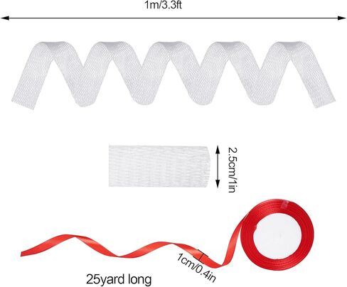 mifengda 12 قطعة من أكياس شبكية التخرج وحقائب التخرج الشريطية من حلوى ليو شبكية من فئة 2024 مجموعة صنع قلادة التخرج لأكاليل التخرج المدرسية وحفلات الهدايا بنفسك in Kuwait