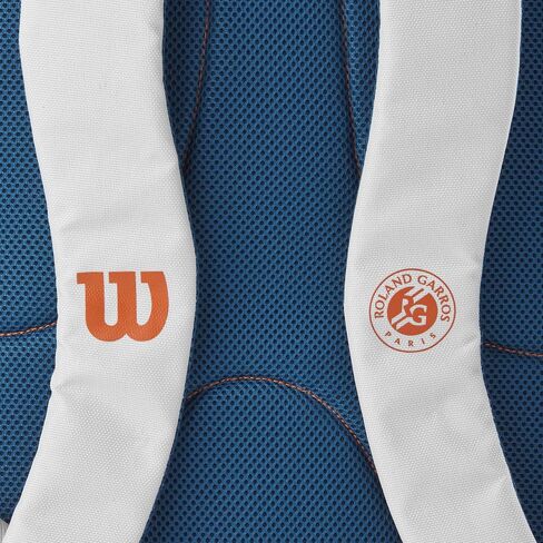 WILSON Roland-Garros Team Tennis Racket Bags - Clay/White/Navy in Saudi Arabia