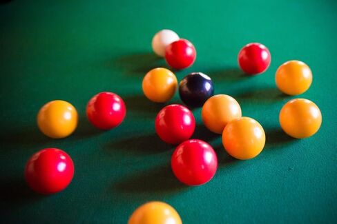 TGA Sports Billiard Balls Red and Yellow Pool Ball Set 2-1/4 Inch Billiards in Kuwait