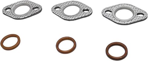 حشية أنبوب العادم، حشية جرافيت 27 مم وحشية معدنية برتقالية 30 مم، مناسبة لمحرك GY6 / ATV/سكوتر/go Kart/Moped، حشية عادم Gy6 in Kuwait