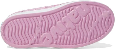 Native Shoes Kids Jefferson (طفل صغير/طفل كبير) - أحذية للأطفال - جزء علوي من مادة EVA - بطانة ونعل داخلي من مادة EVA وردي بارد/أبيض 12 Little Kid M in Kuwait