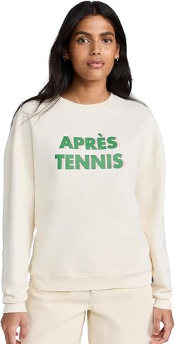 KULE Women's The Oversized Apres Tennis Sweatshirt in Kuwait