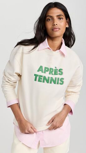 KULE Women's The Oversized Apres Tennis Sweatshirt in Kuwait