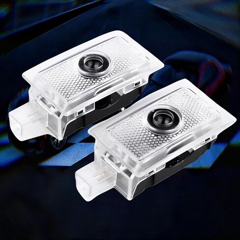 LSGKOLD Car Door LED for Dodge, Welcome Light Projector Ghost Shadow Charger 2005-2014，Door welcome light projection light LED light, using CREE beads, suitable for Dodge 2005-2014 models.（pack of 2） in Saudi Arabia