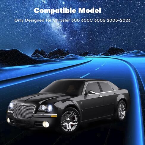 جهاز عرض شعار أضواء باب السيارة قطعتين من Hitluste مصمم لكرايسلر 300 300C 300S 2005-2022 [لا يبهت أبدًا]، ضوء ظل شبح لجهاز العرض الأحمر، 300 ملحق ضوء خطوة للباب - أبيض 01 in Kuwait