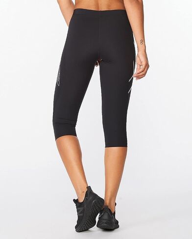 2XU Core Compression 3/4 Tights أسود/فضي LG 16 in Saudi Arabia