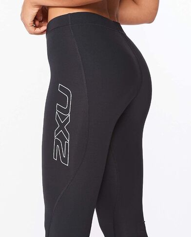 2XU Core Compression 3/4 Tights أسود/فضي LG 16 in Saudi Arabia