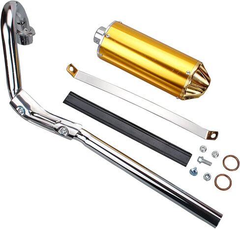 كاتم للصوت ماسورة العادم CRF XR50 SDG SSR TTR YCF 50-125cc حفرة درب الترابية حفرة الترابية دراجة نارية in Kuwait