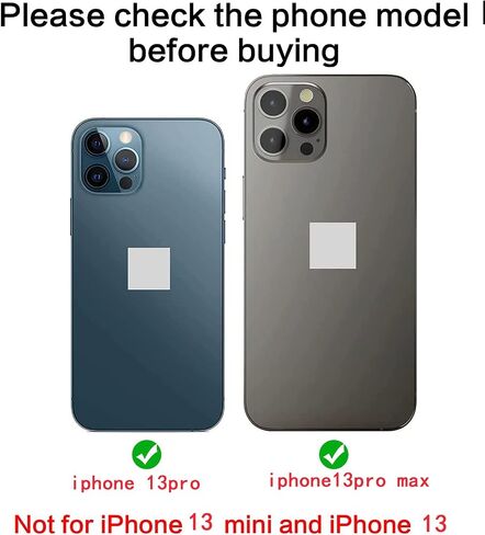XBC 3pcs Rear Camera Glass Lens Replacement for iPhone 13 Pro/13Pro Max 6.7 Inch Adhesive Preinstalled with Tools Kit and Clean Cloth (Not for iPhone 13/13 Mini) in Saudi Arabia