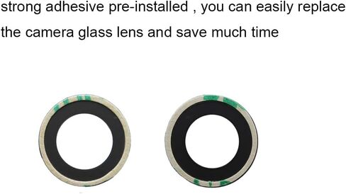 Xinidc 2PCS OEM Back Rear Camera Glass Lens Replacement for iPhone 15 for iPhone 15 Plus with Preinstalled Adhesive and Phone Repair Toolkit Set + Installation Manual in Kuwait