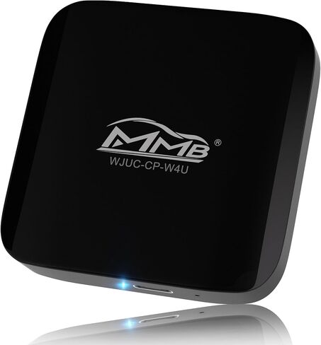 MMB Wireless Apple CarPlay Adapter, 2024 New Upgrades Wired to Wireless CarPlay Dongle Carplay, Support Online Update,No delay Plug & Play only for All Factory Wired CarPlay Cars in Saudi Arabia