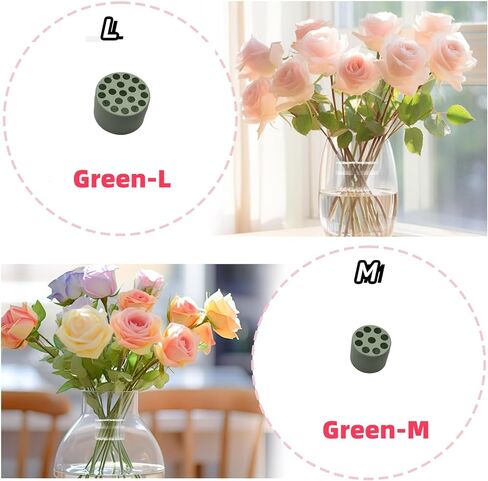 Generic Spiral Ikebana Stem Holder,2024 New Spiral Stem Holder for Flowers,Spiral DIY Bouquet Twister Flower Arrangement Holder (Green-L), LS003 in Kuwait