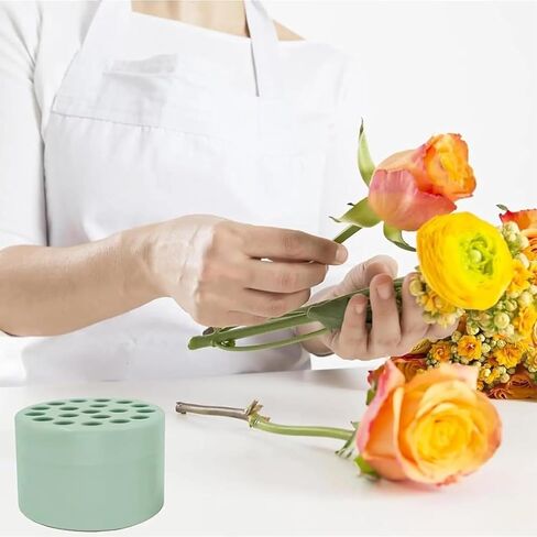 Generic Spiral Ikebana Stem Holder,2024 New Spiral Stem Holder for Flowers,Spiral DIY Bouquet Twister Flower Arrangement Holder (Green-L), LS003 in Kuwait