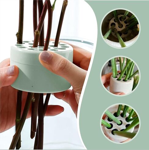 Generic Spiral Ikebana Stem Holder,2024 New Spiral Stem Holder for Flowers,Spiral DIY Bouquet Twister Flower Arrangement Holder (Green-L), LS003 in Kuwait