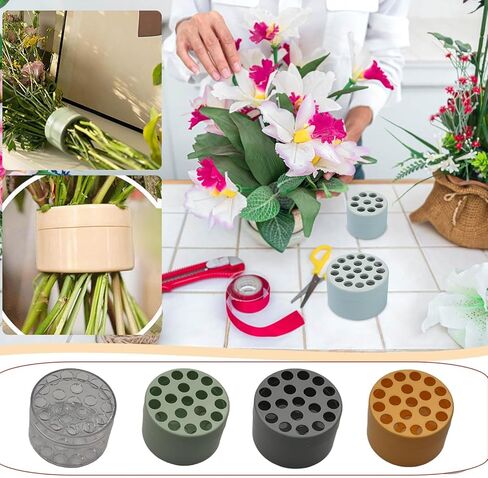 Generic Spiral Ikebana Stem Holder,2024 New Spiral Stem Holder for Flowers,Spiral DIY Bouquet Twister Flower Arrangement Holder (Green-L), LS003 in Kuwait