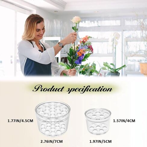 قطعتان من حامل جذع ايكيبانا الحلزوني، حلقة حامل جذع ايكيبانا حلزوني 2024، حامل جذع حلزوني للمزهريات، حامل جذع زهرة حلزونية، إكسسوار فني للزهور DIY (شفاف (S + L)) in Kuwait