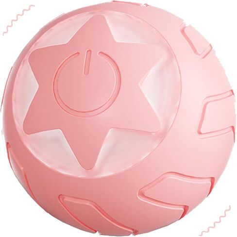 Interactive Cat Toy Ball, Automatic Self Rotating Cat Toys for Indoor Cats, USB Rechargeable Cat Balls with LED Light, Powerball 2.0 Cat Toy, Exercise Toys for Kitten, Blue in Saudi Arabia