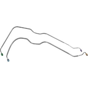Inline Tube 1968-72 Chevelle, El Camino, GTO, 442, GS, Wagon, 4 Door, Power Drum Master Cylinder Lines, 2pc, OE Steel in Saudi Arabia