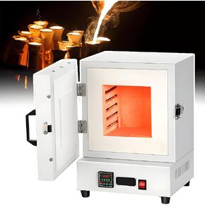 2000W Electric Kiln for Beginners, 1150℃ Tabletop Furnace for Jewelry Making, Pottery Glazing, Metal Crafts, DIY Projects, User-Friendly Enclosed Muffle Design in Saudi Arabia
