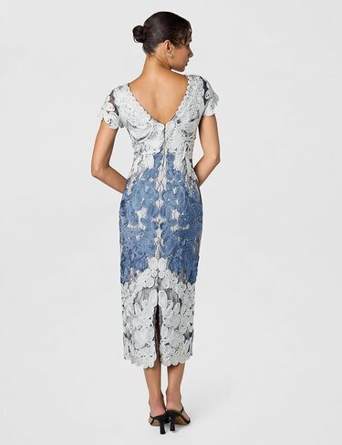 JS Collections Women's Jackie Soutache Midi Dress in Saudi Arabia