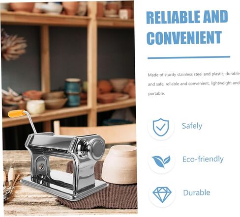 آلة أسطوانة الطين البوليمر من Gadpiparty مع ذراع يدوي مريح وضغط طين متين لصياغة المشاريع DIY مع الأصدقاء والعائلة in Kuwait