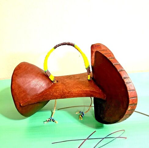 African HeadrestTribal Ethnographic Art Ethiopian Hamar Tribe Mens Wooden Borkoto Design, by IDW in Saudi Arabia