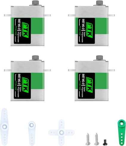 9497 MG-D Reless Metal servo high Torque 13 kg Micro servo RC Upgrade Part TRX4M TRX4MT 1/18 (1pcs) in Saudi Arabia