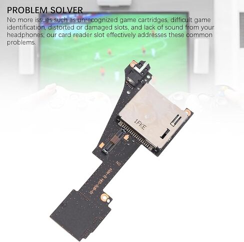 GOWENIC Replacement Game Card Reader for NS OLED, Game Card Reader Cartridge Card Slot Tray with Headphone Jack in Saudi Arabia