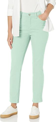 Gloria Vanderbilt Women's Amanda Classic High Rise Tapered Jean, Zermatt Wash, 10 Petite in Saudi Arabia