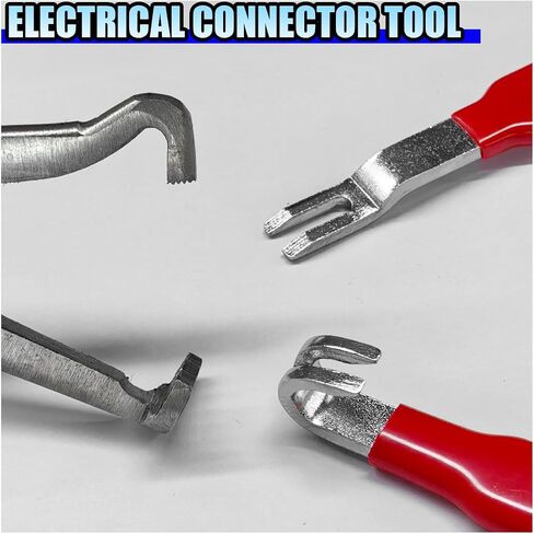 Electrical Disconnect Pliers 37960, Electrical Connector Separator 13120, Automotive Fuel Line Terminal Removal Tool, Spark Plug & Push Tab Style Connector Pliers, Car Electrical Tool Kit (Red) in Saudi Arabia