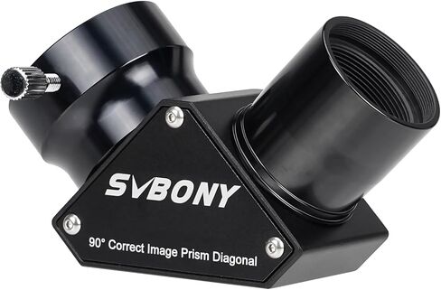 SVBONY SV222 مرآة قطرية 45 درجة، تلسكوب قطري 1.25 بوصة مع FMC وطلاء المرحلة، قطري الصورة الصحيحة للتلسكوب المنكسر in Saudi Arabia